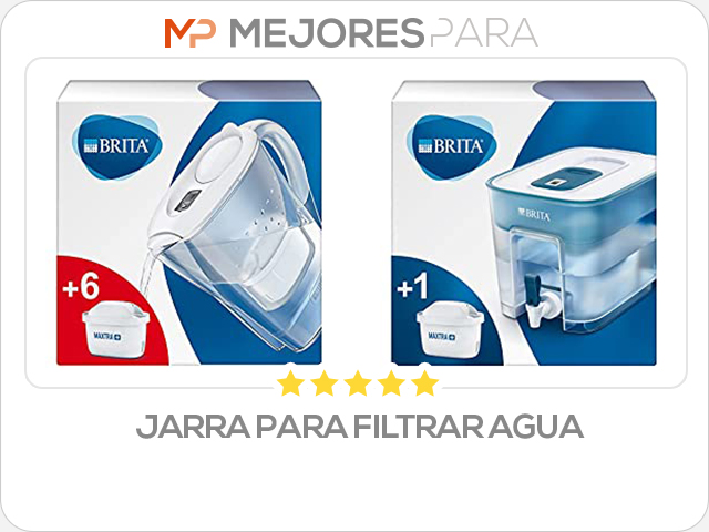 jarra para filtrar agua