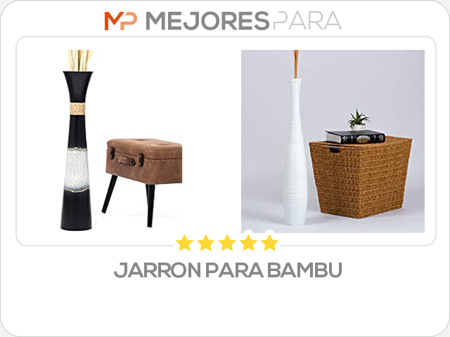 jarron para bambu