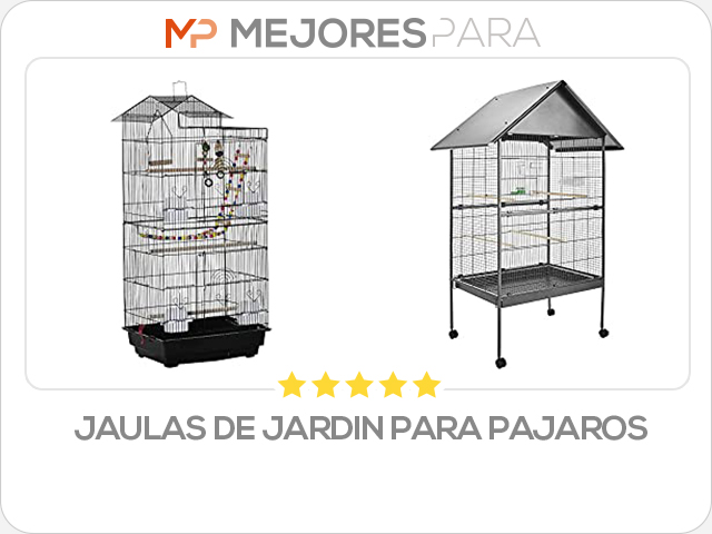 jaulas de jardin para pajaros