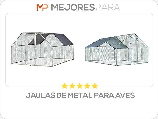 jaulas de metal para aves