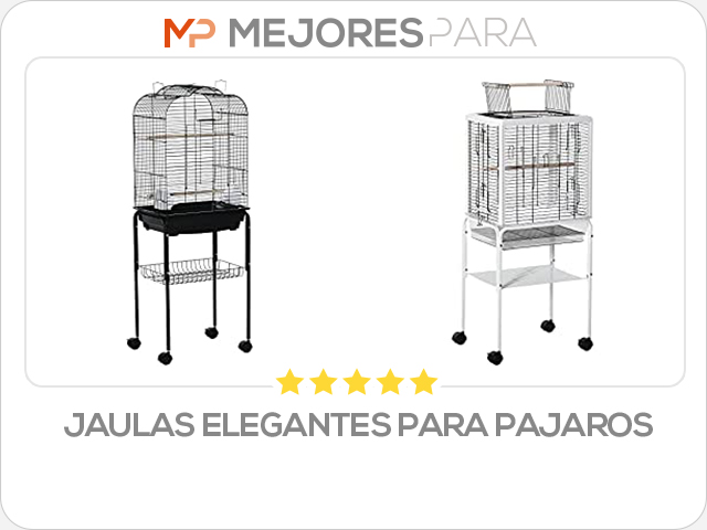 jaulas elegantes para pajaros