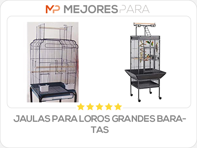 jaulas para loros grandes baratas