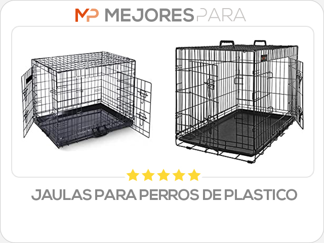 jaulas para perros de plastico