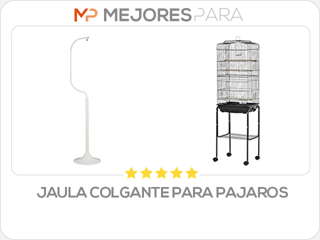 jaula colgante para pajaros