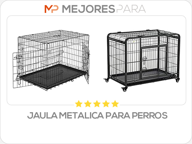 jaula metalica para perros