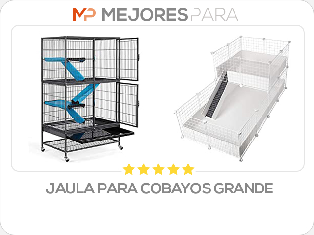 jaula para cobayos grande