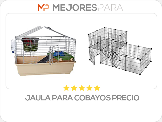 jaula para cobayos precio