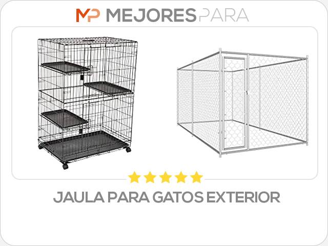 jaula para gatos exterior