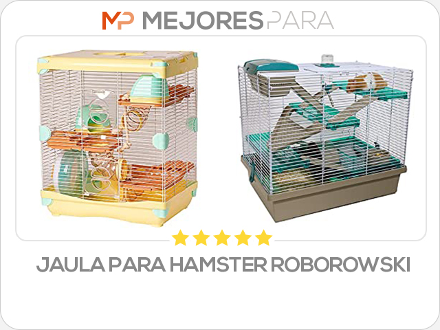 jaula para hamster roborowski