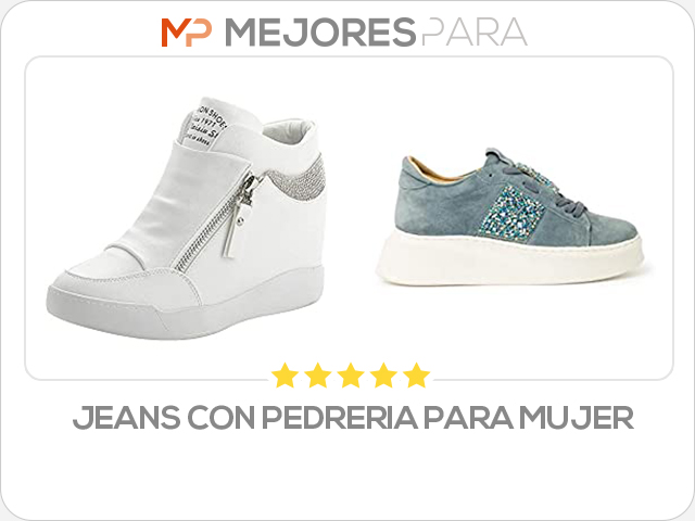 jeans con pedreria para mujer