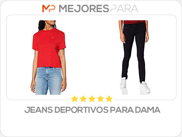 jeans deportivos para dama