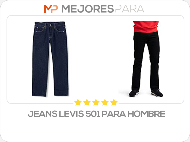 jeans levis 501 para hombre