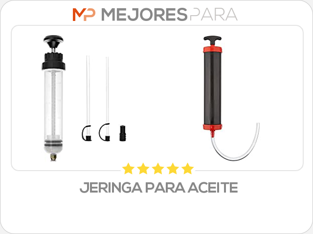 jeringa para aceite