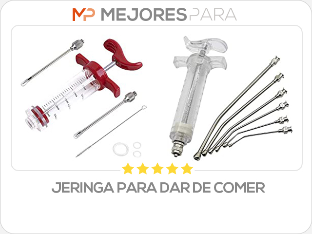 jeringa para dar de comer