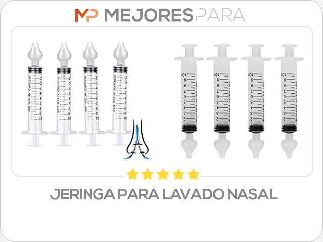 jeringa para lavado nasal