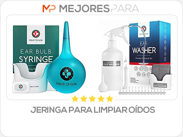 jeringa para limpiar oídos