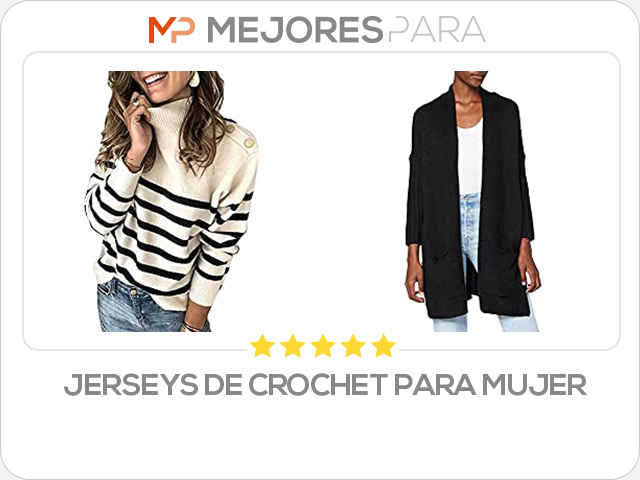 jerseys de crochet para mujer