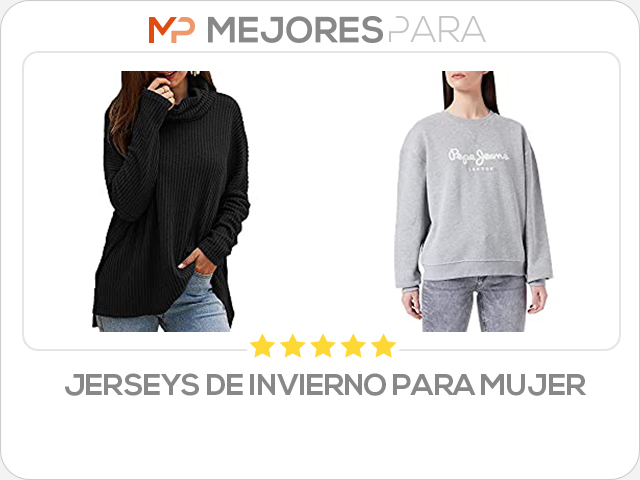 jerseys de invierno para mujer