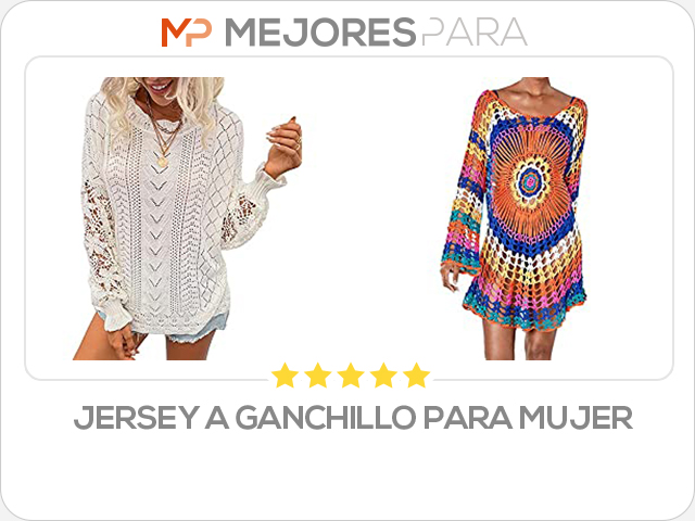 jersey a ganchillo para mujer