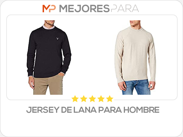 jersey de lana para hombre