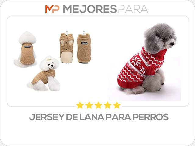 jersey de lana para perros