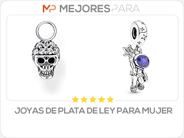 joyas de plata de ley para mujer