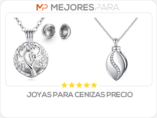 joyas para cenizas precio