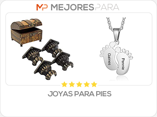 joyas para pies