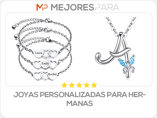 joyas personalizadas para hermanas