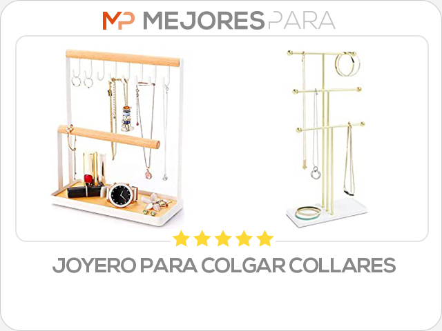 joyero para colgar collares