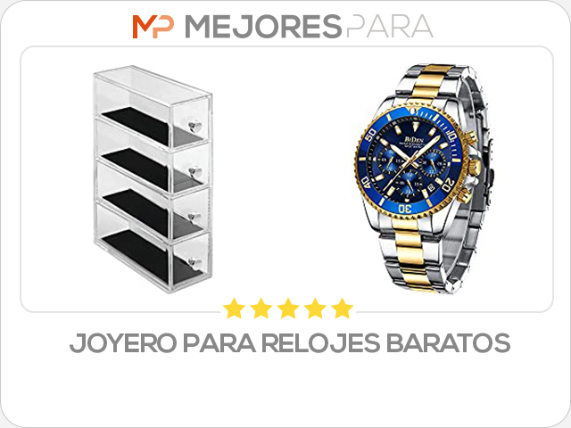 joyero para relojes baratos