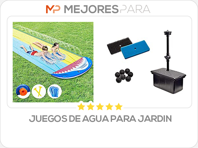 juegos de agua para jardin