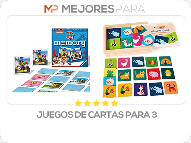 juegos de cartas para 3