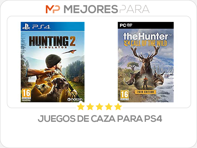 juegos de caza para ps4