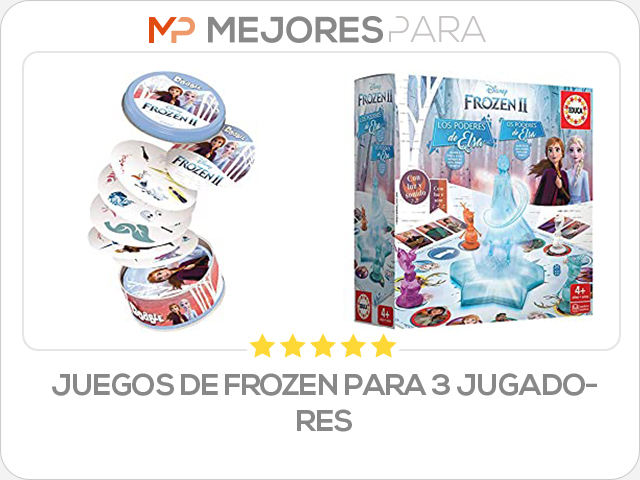 juegos de frozen para 3 jugadores