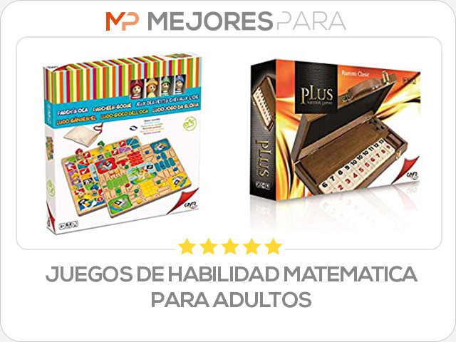 juegos de habilidad matematica para adultos