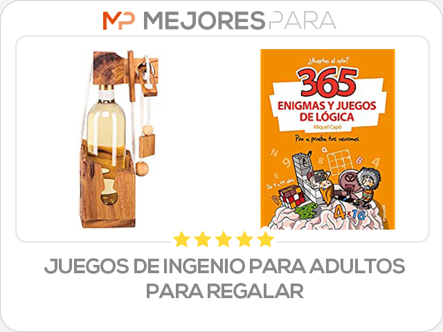 juegos de ingenio para adultos para regalar