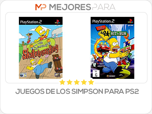 juegos de los simpson para ps2