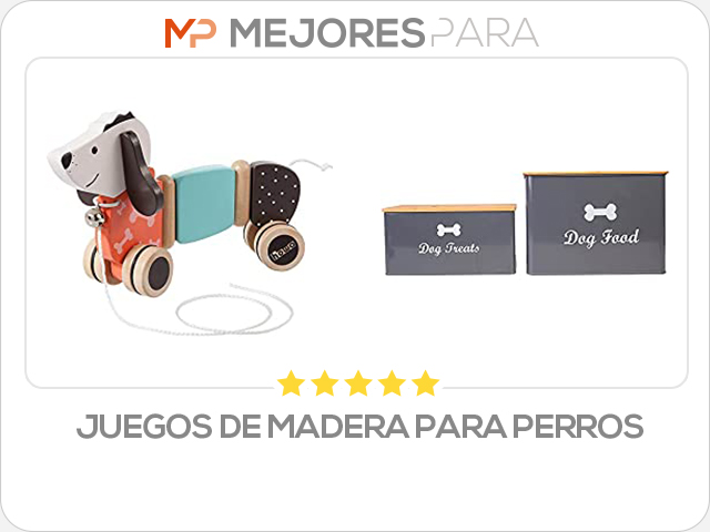 juegos de madera para perros