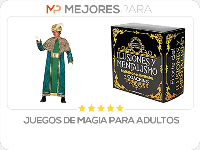 juegos de magia para adultos