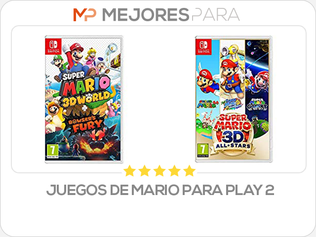 juegos de mario para play 2