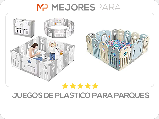 juegos de plastico para parques