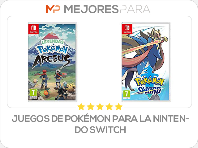 juegos de pokémon para la nintendo switch