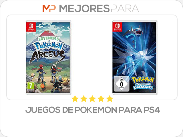 juegos de pokemon para ps4