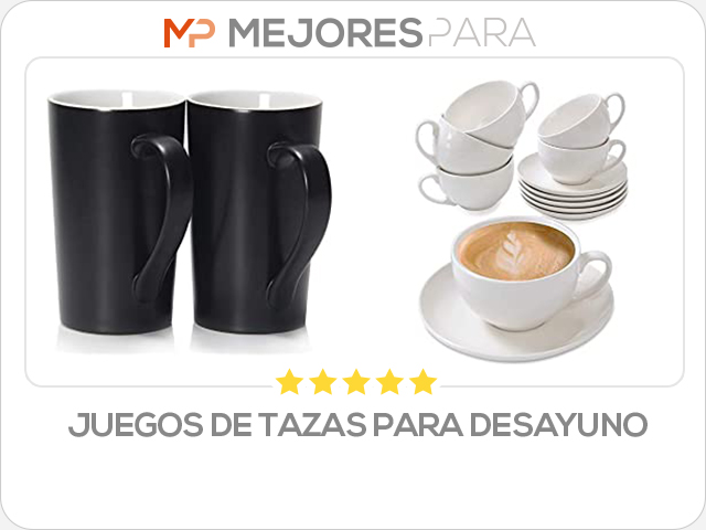 juegos de tazas para desayuno