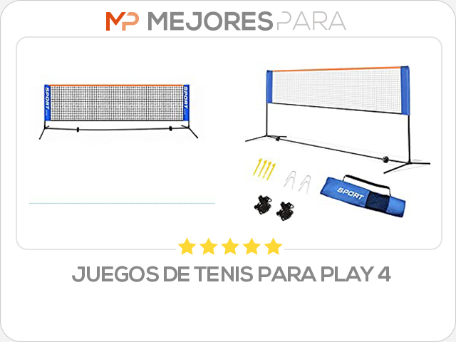 juegos de tenis para play 4