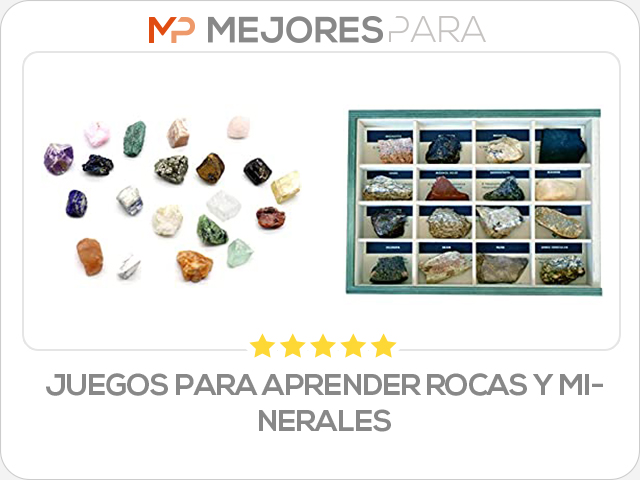 juegos para aprender rocas y minerales