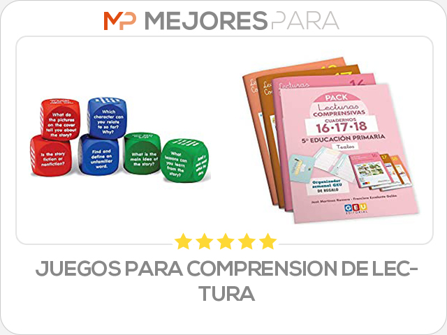 juegos para comprension de lectura