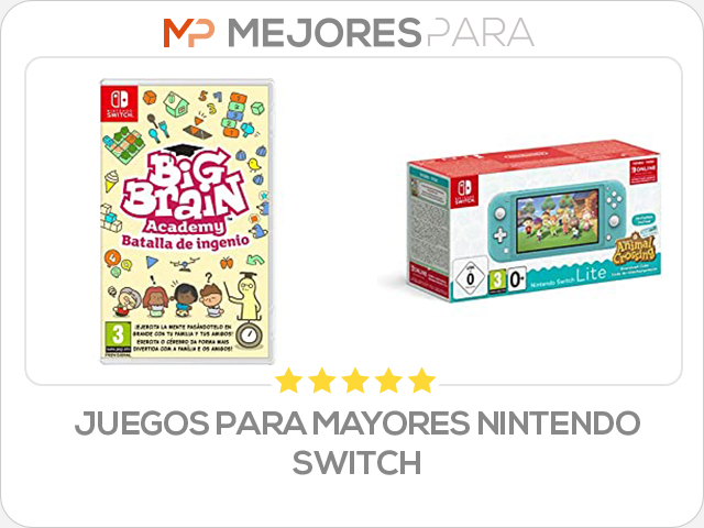 juegos para mayores nintendo switch