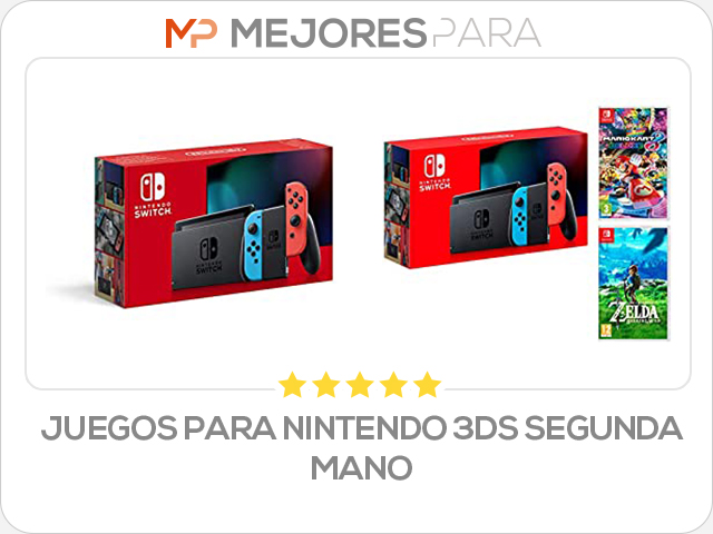 juegos para nintendo 3ds segunda mano